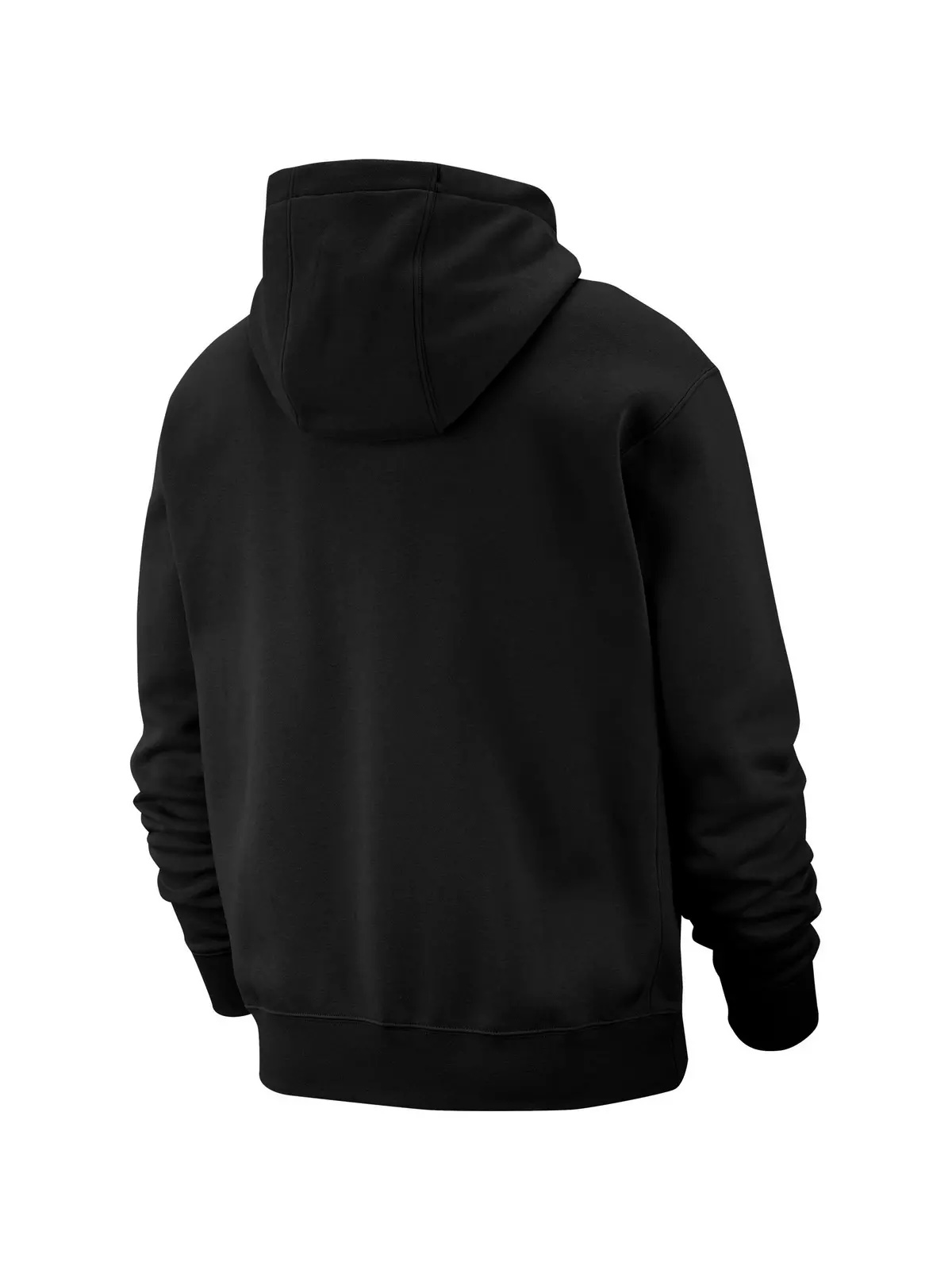 Men's Sportswear Club Fleece Full-Zip Hoodie - Black - 8