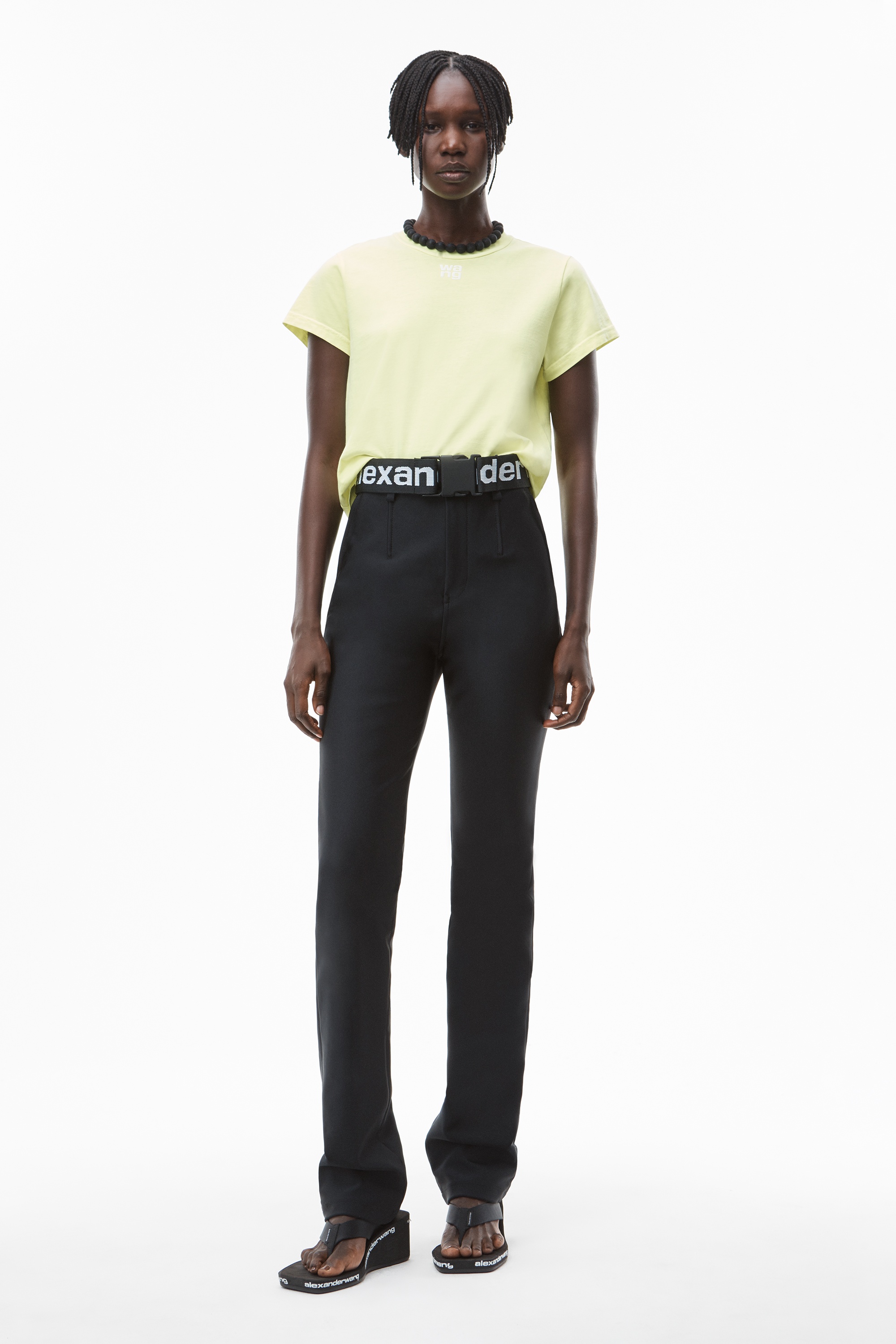 SHRUNKEN TEE IN STRUCTURED JERSEY - 5