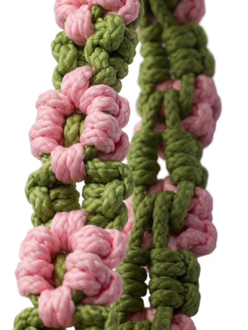 Prada crochet smartphone wristlet outlook
