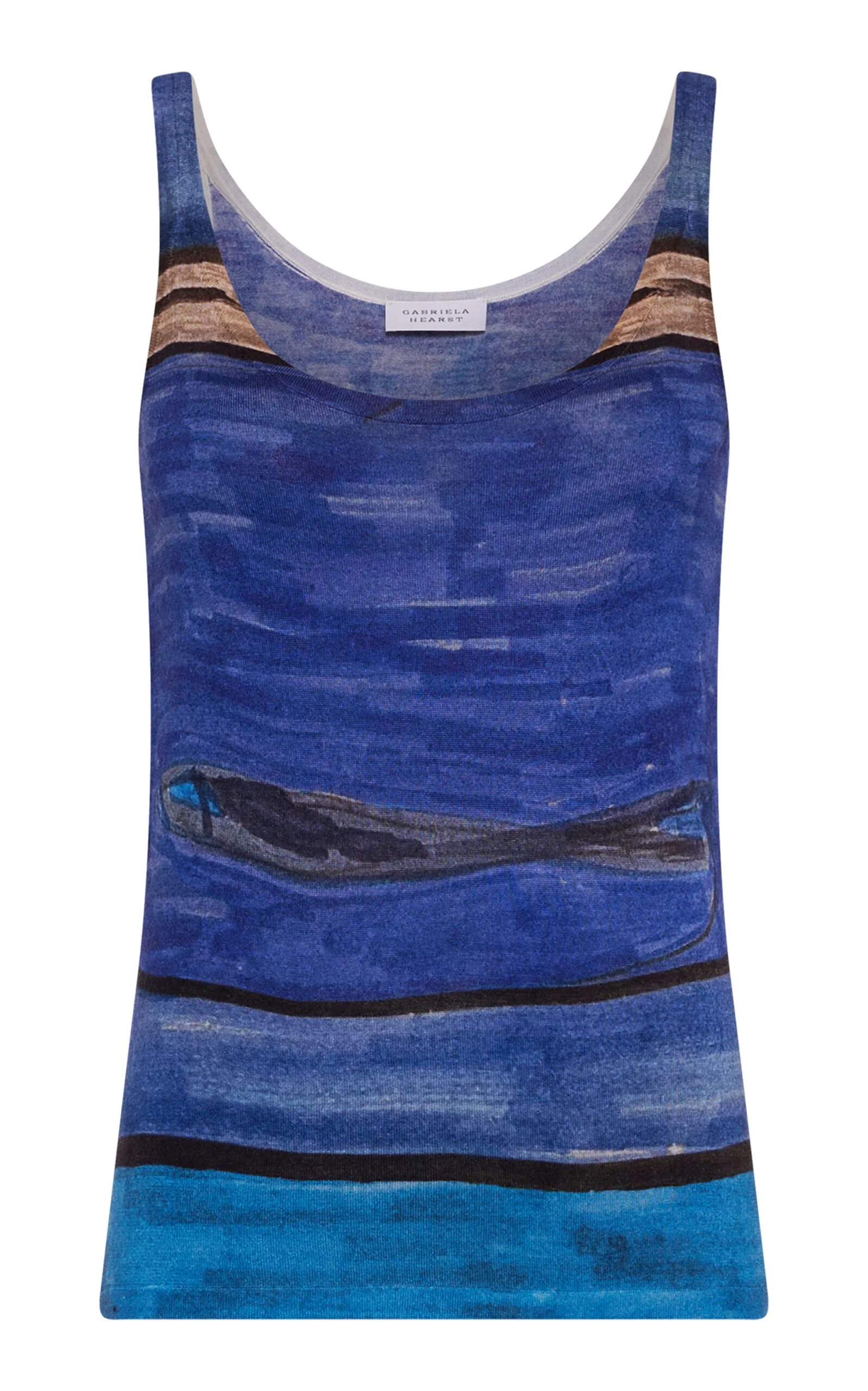 Ecliptor Lightweight Cashmere Tank Top blue - 1