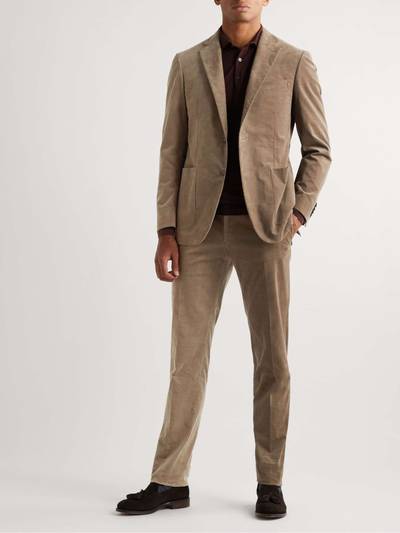 Canali Kei Slim-Fit Stretch-Cotton Corduroy Suit Jacket outlook