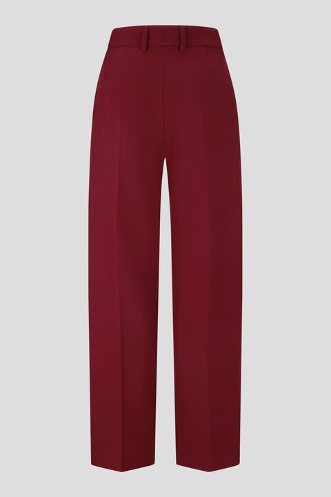 Fabia pleated pants in Bordeaux - 6