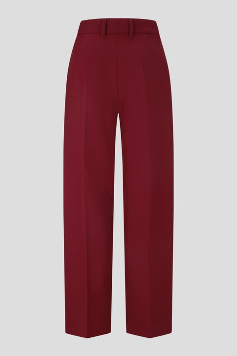Fabia pleated pants in Bordeaux 6