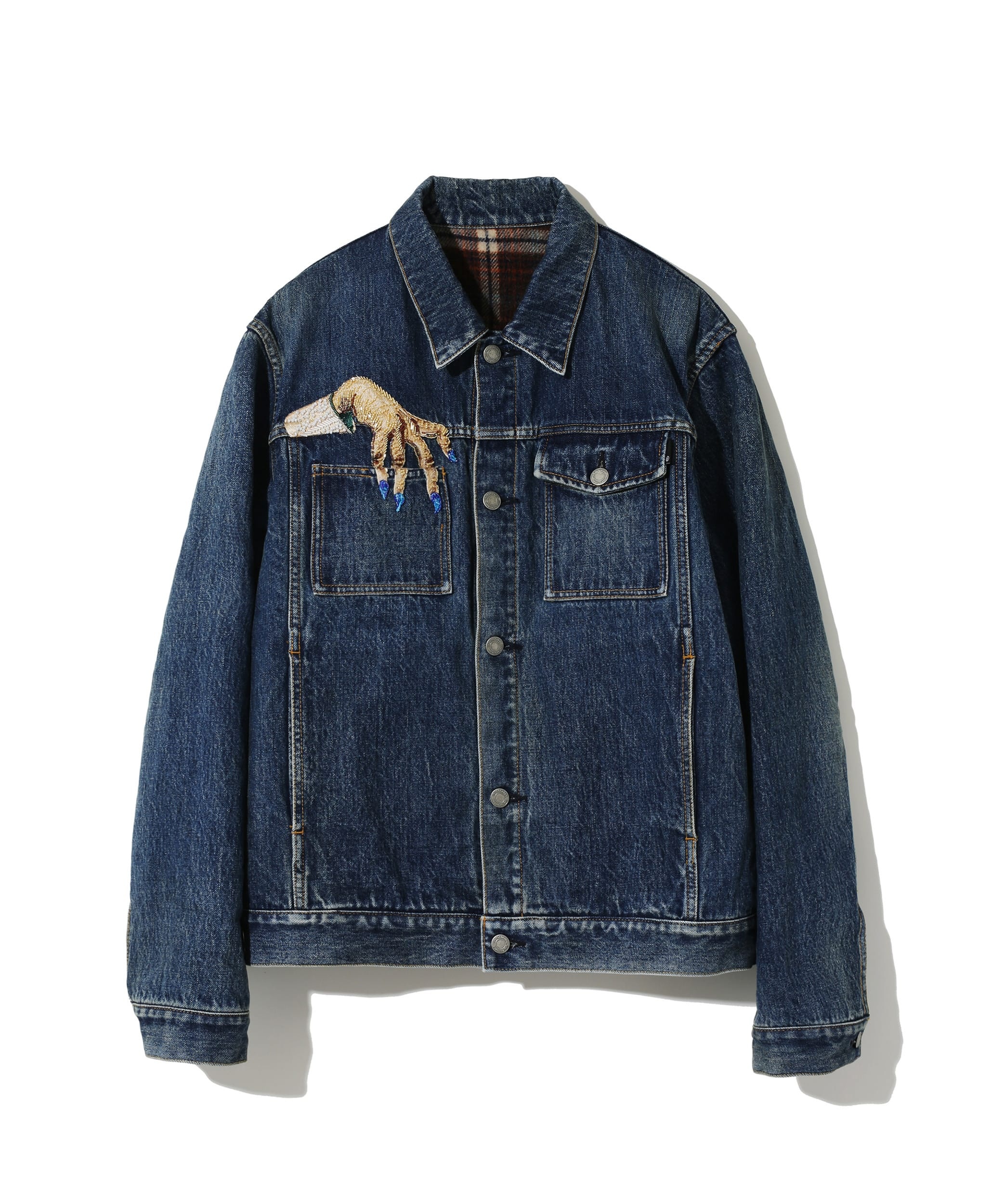 UNDERCOVER Hand Denim Jacket | hlorenzo | REVERSIBLE