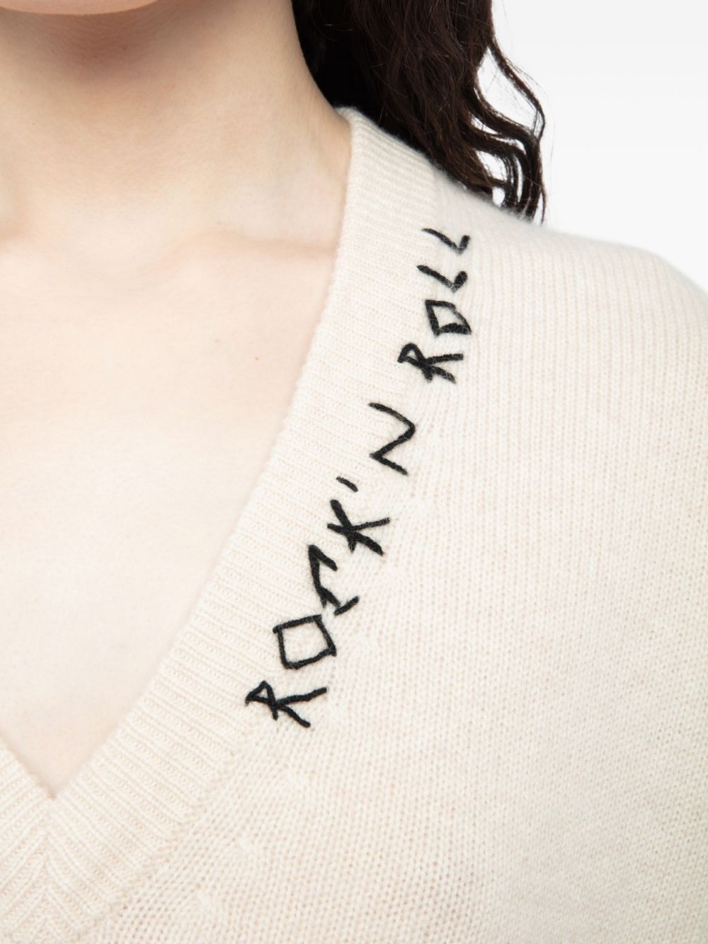 Mikyz embroidered merino jumper - 5