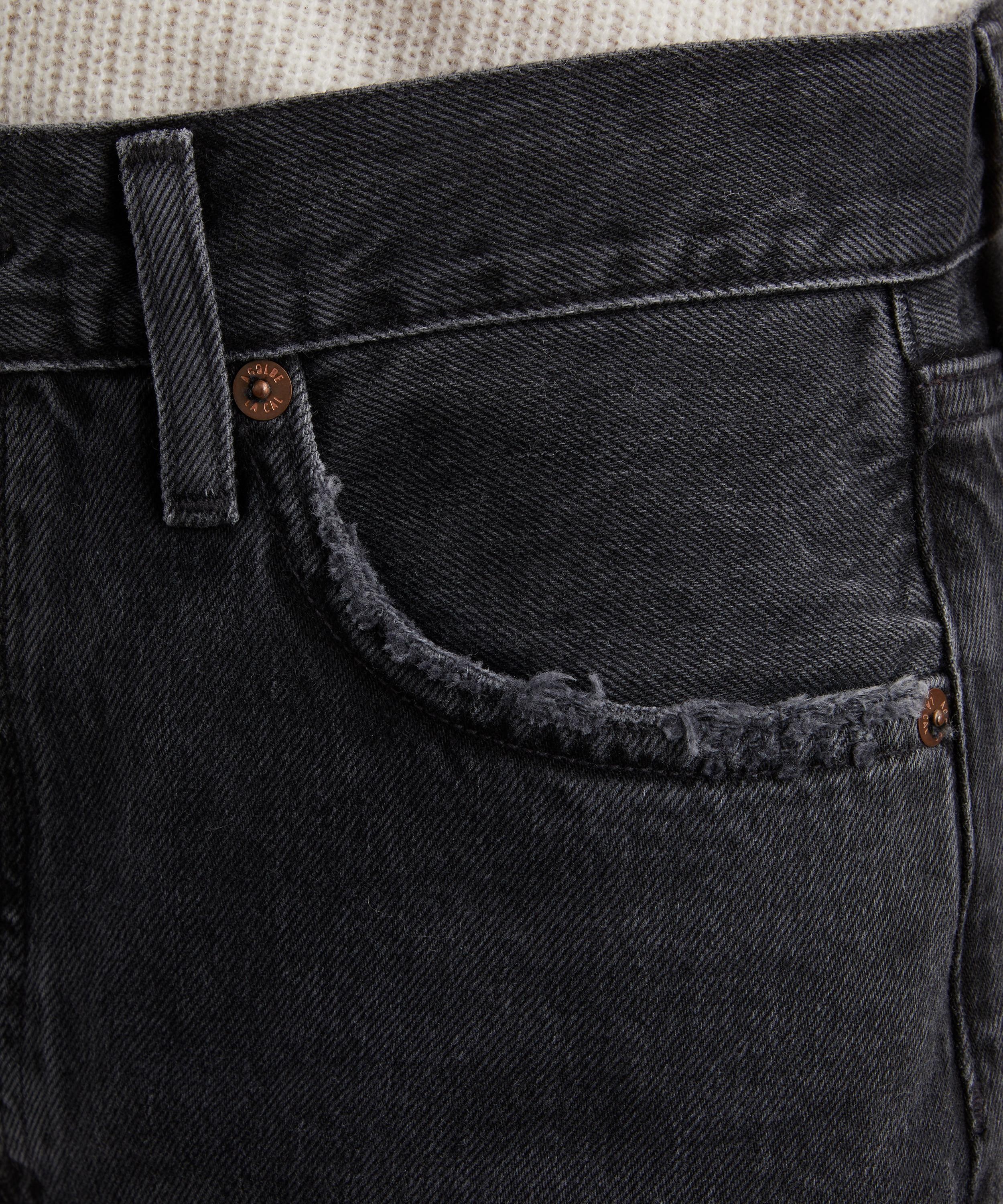 90s Pinched Waist High-Rise Straight Jeans - 5