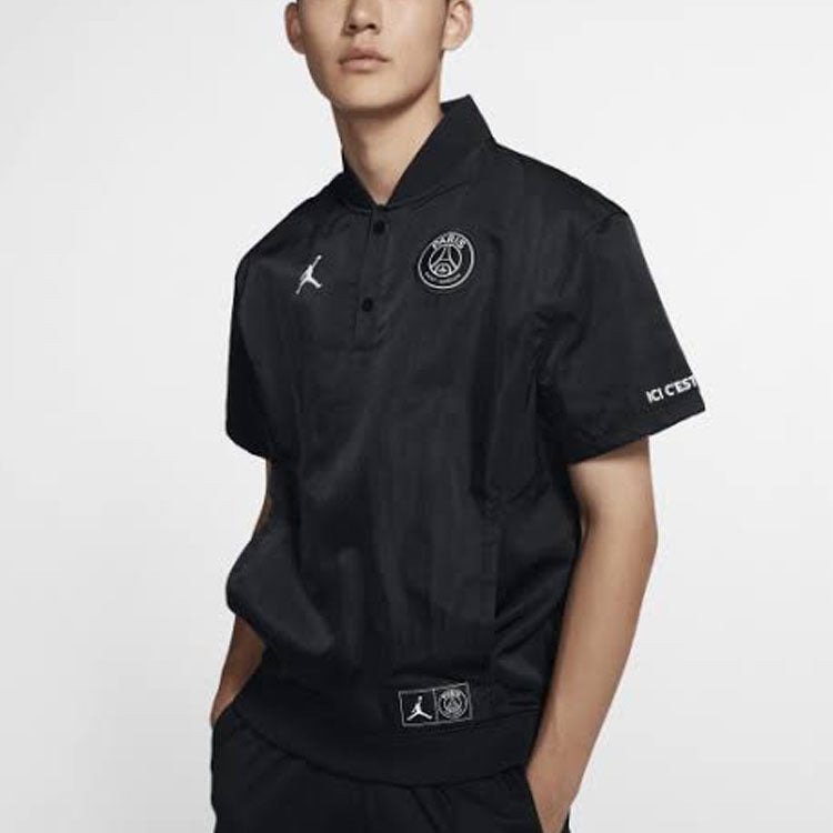 Men's Jordan Logo Breathable Short Sleeve Jacket BQ8355-010 - 3