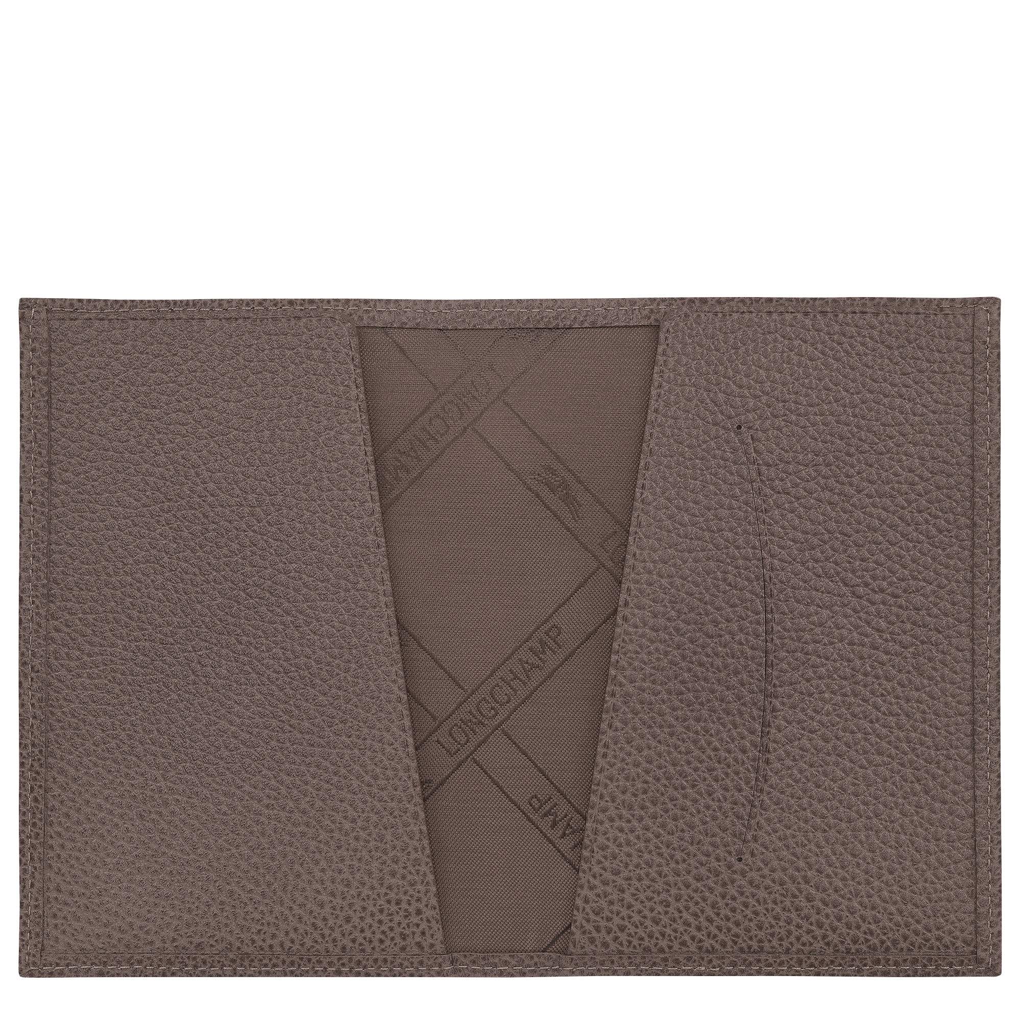 Le Foulonné Passport cover Taupe - Leather - 3