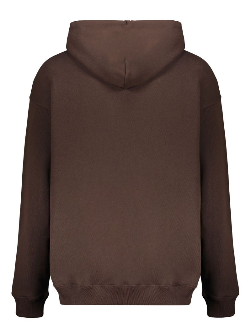 Off-White logo-print hoodie outlook