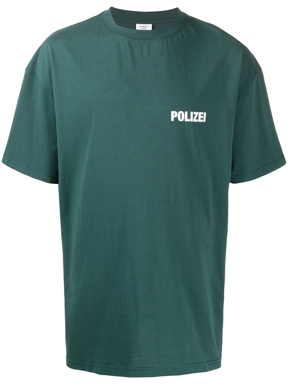 Polizei crew neck T-shirt - 1