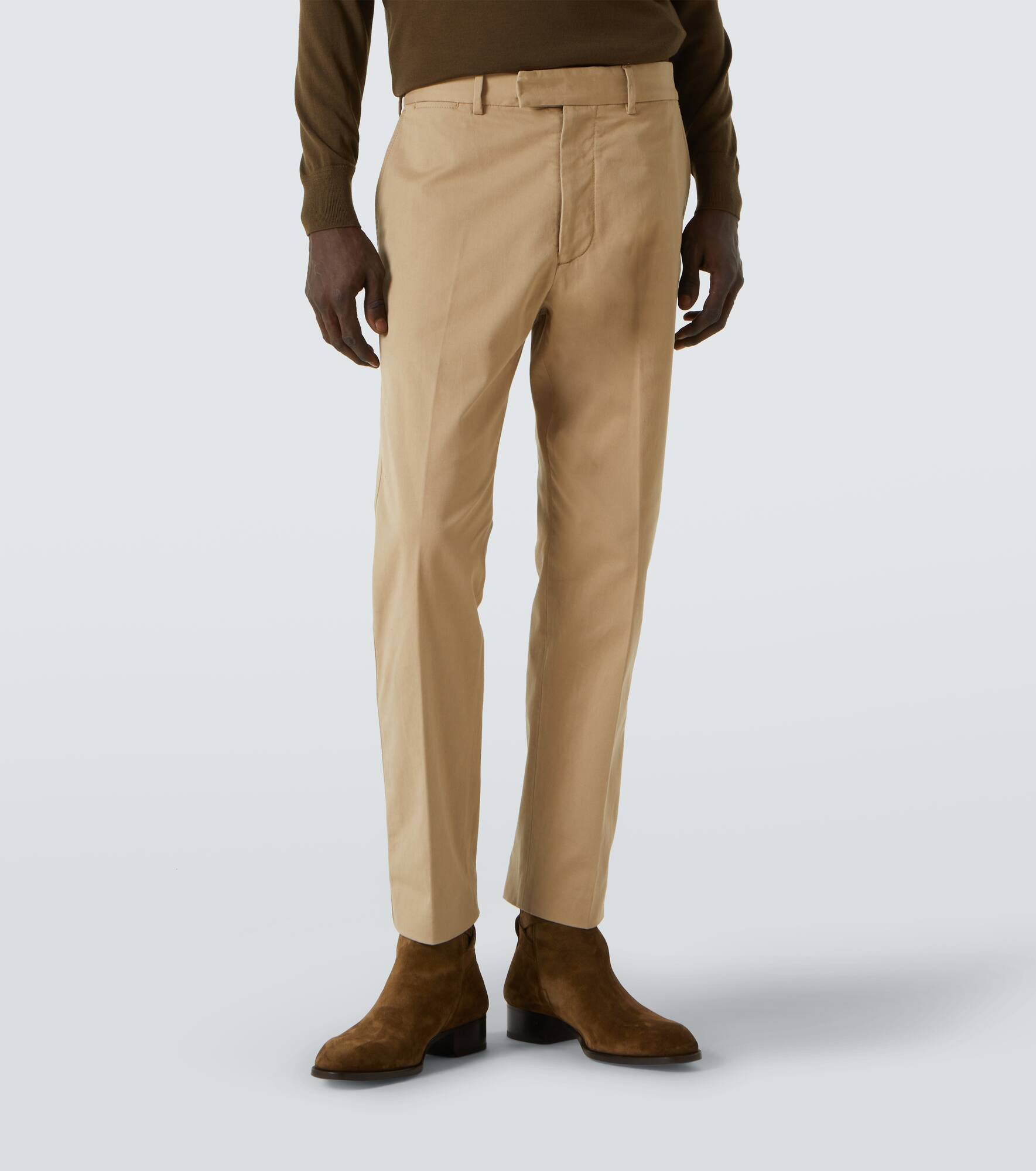 Cotton twill chinos - 3