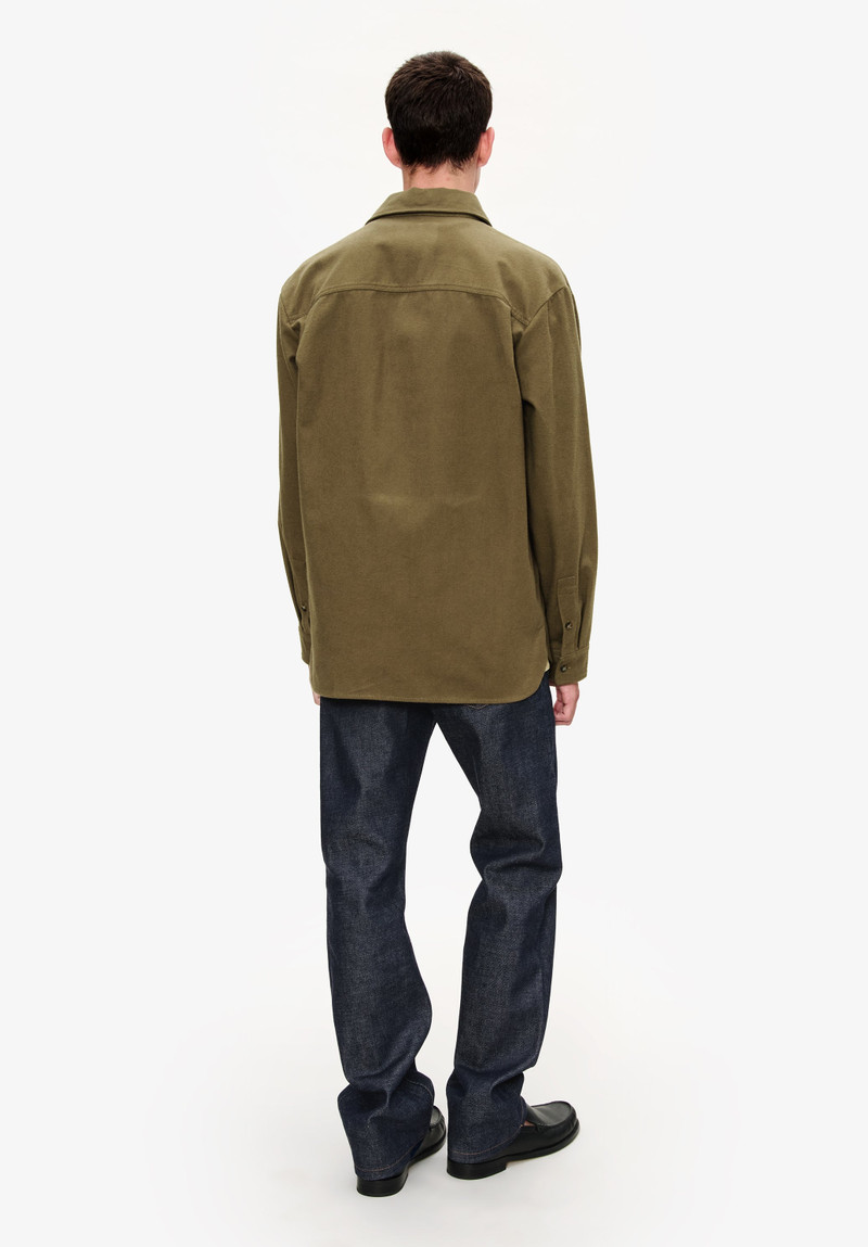 SOLID-COLOUR COTTON OVERSHIRT 3