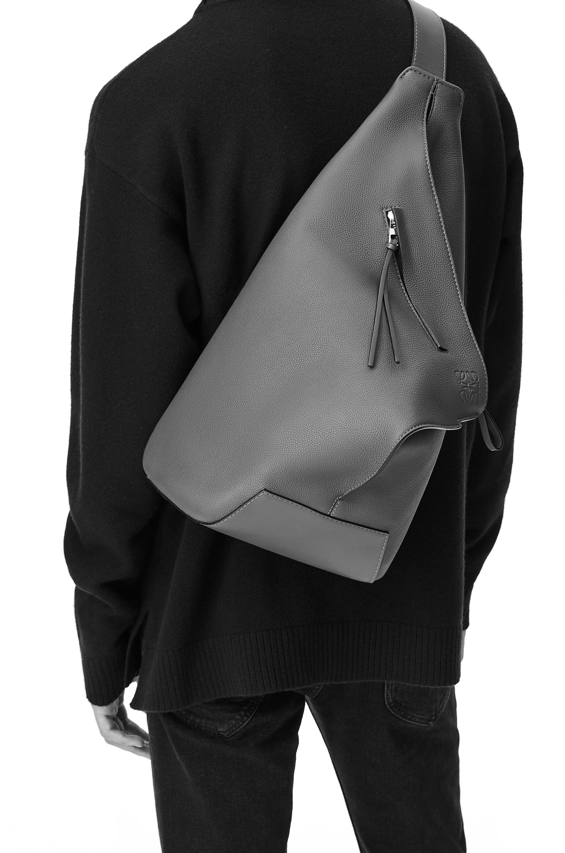 Small Anton backpack in soft grained calfskin - 2
