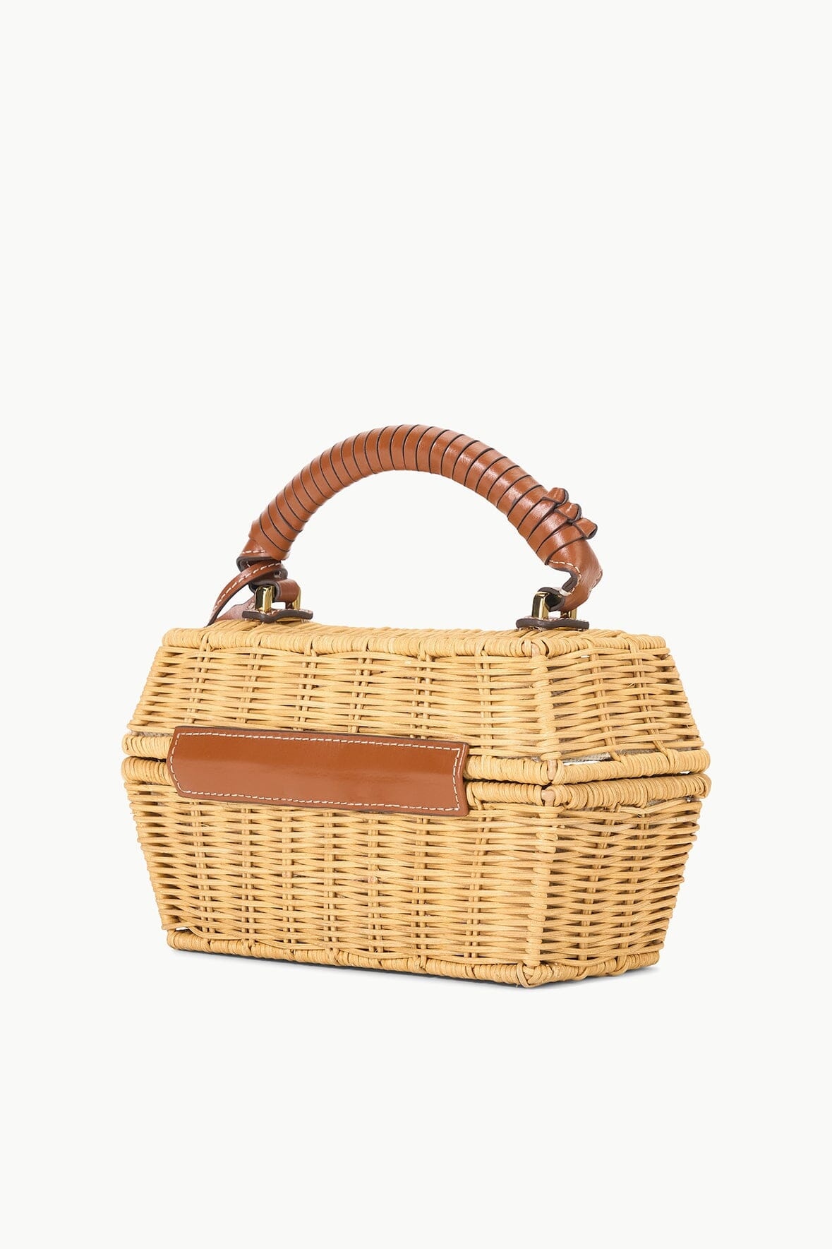 STAUD WICKER TACKLE BOX BAG NATURAL - 3