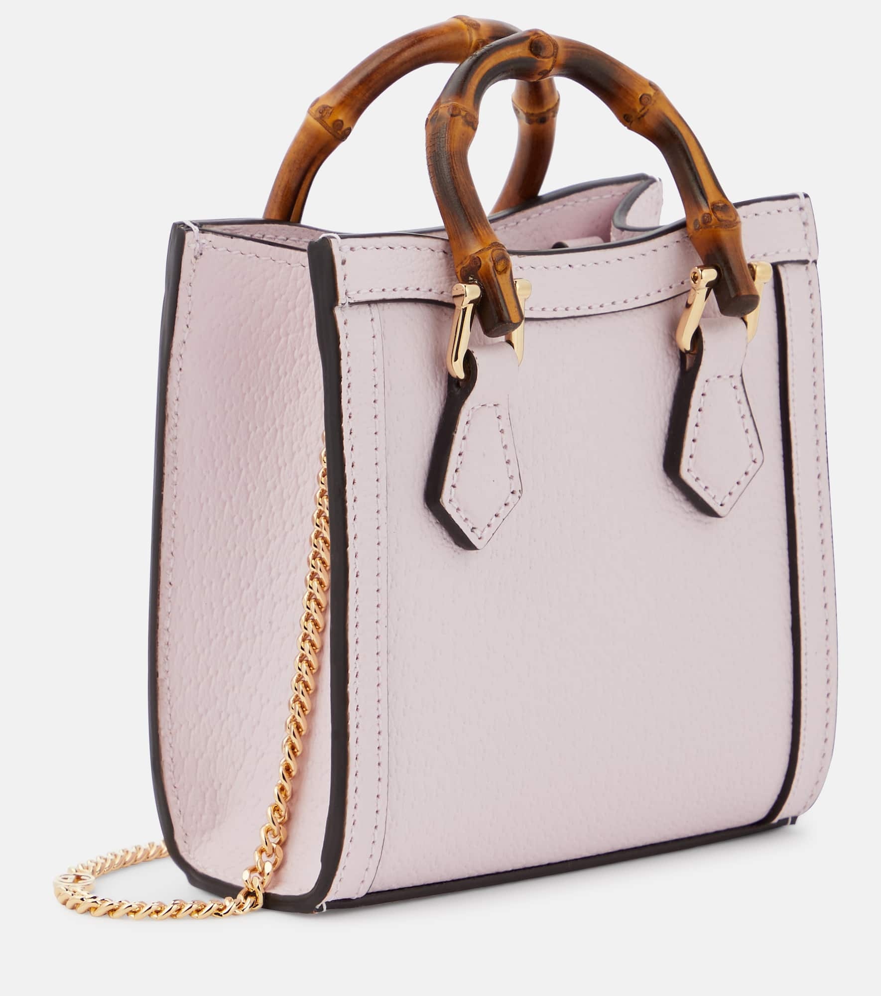 Diana Mini leather tote bag - 4