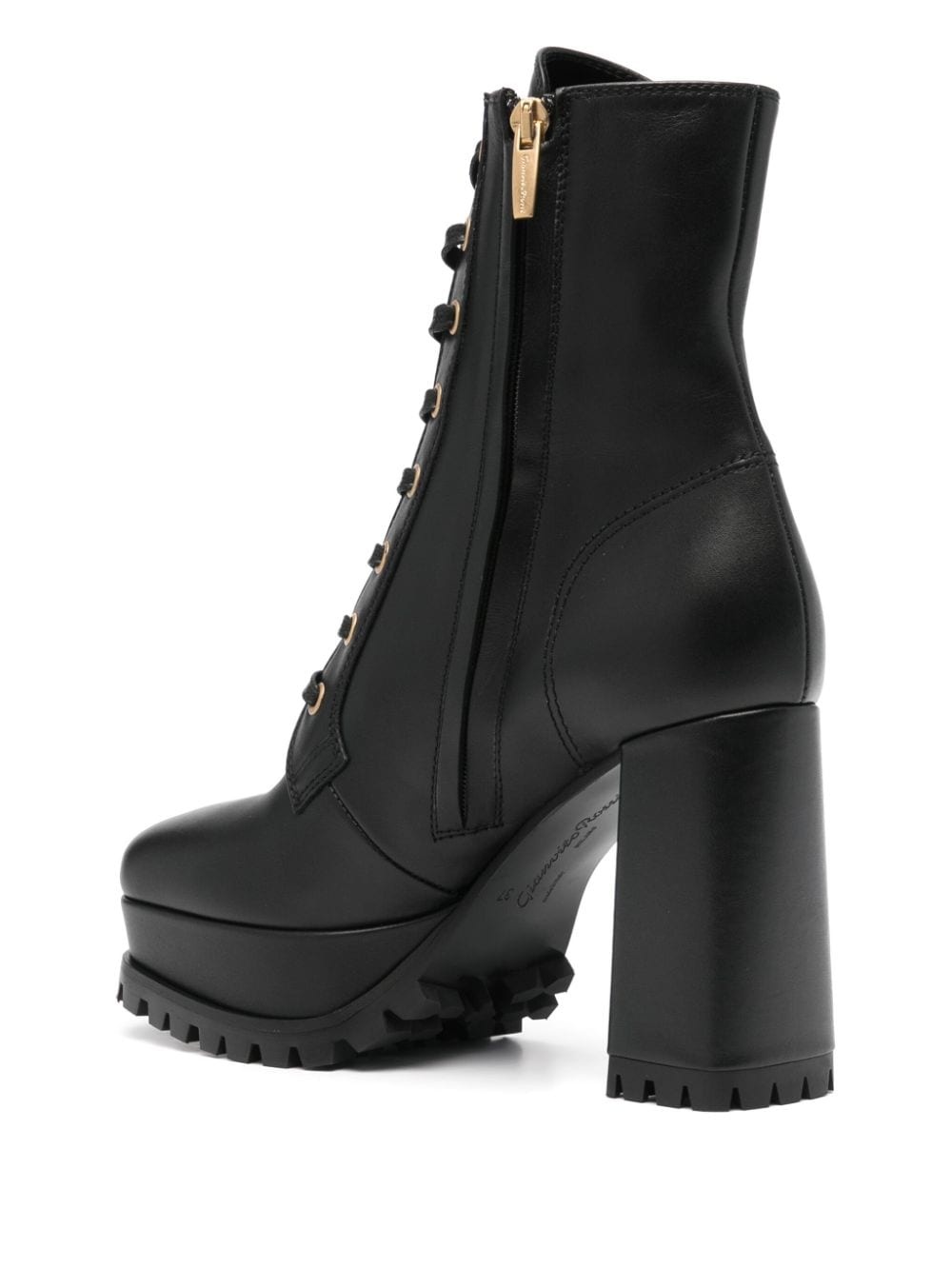110mm leather boots - 3