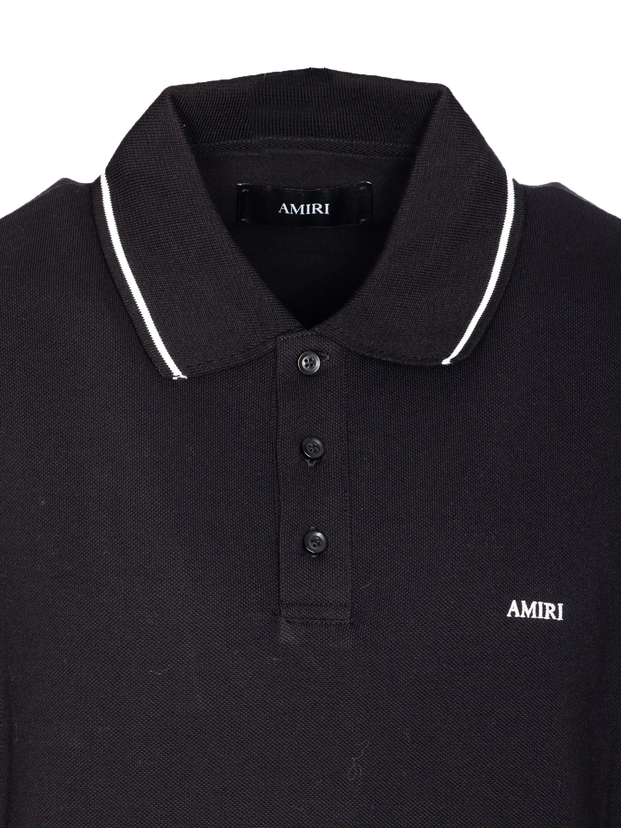 contrasting-trim polo shirt - 4