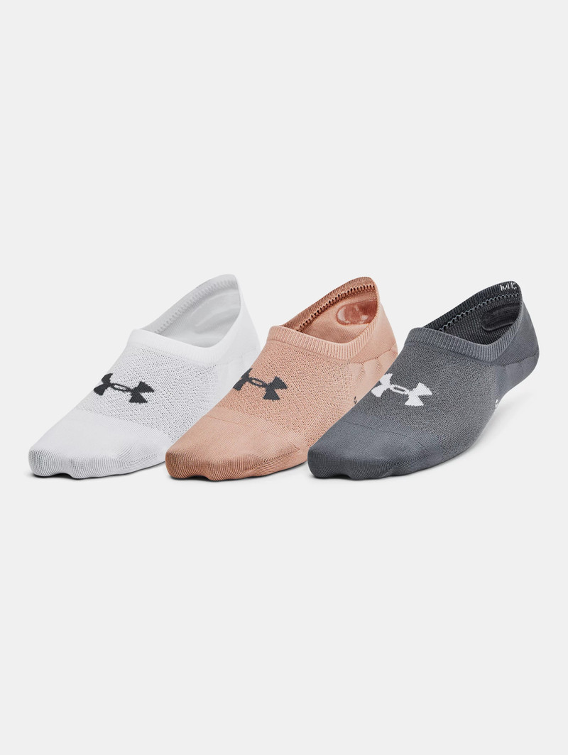 Women's UA Breathe Lite Ultra 3-Pack Low Liner Socks 3