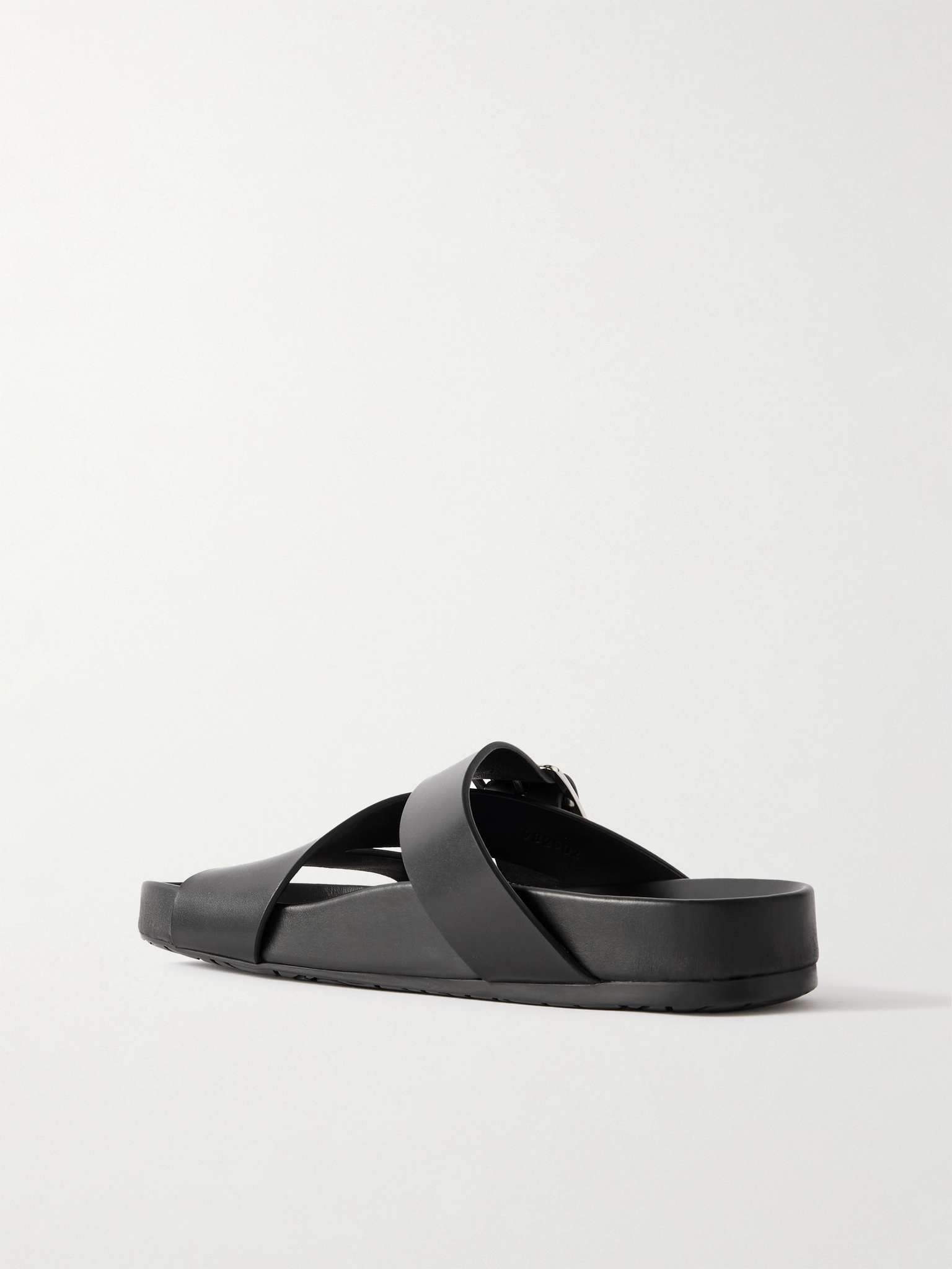 + Paula's Ibiza Ease Buckled Leather Slides - 4