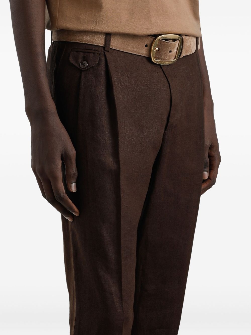 linen trousers - 4