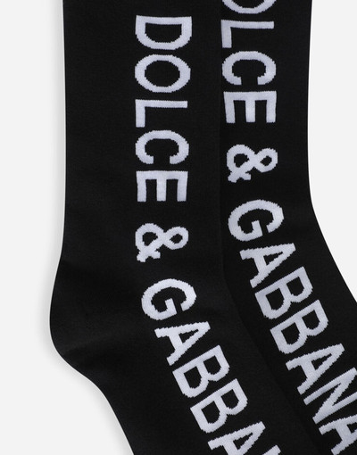 Dolce & Gabbana Jacquard socks with DG logo outlook