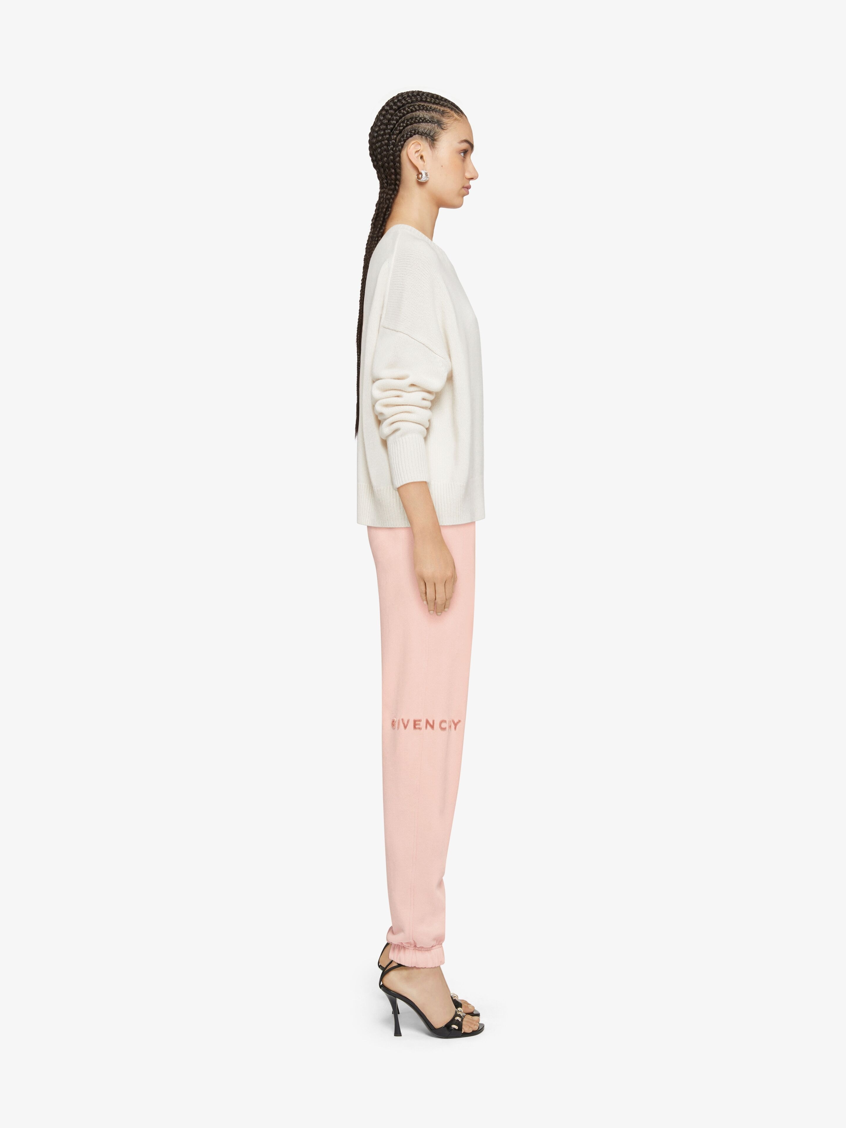 GIVENCHY 4G SLIM FIT JOGGER PANTS IN TUFTED FLEECE - 3