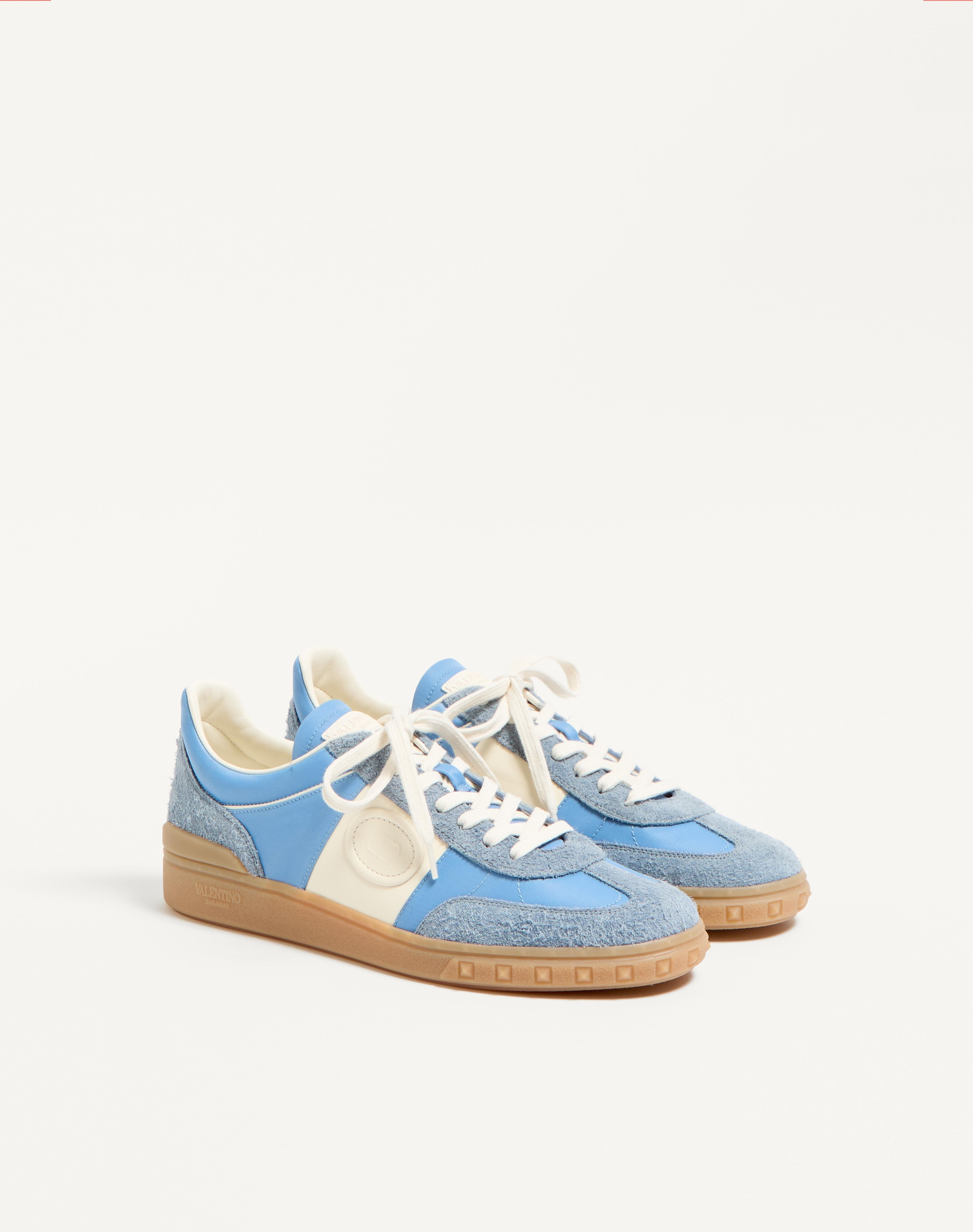 UPVILLAGE LOW TOP SNEAKER IN CRUST LEATHER AND NYLON - 4