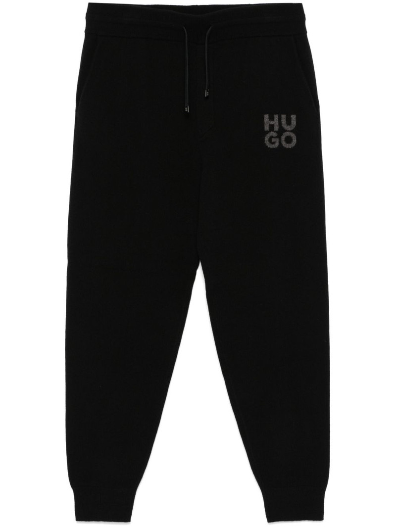 jacquard-logo trousers 1