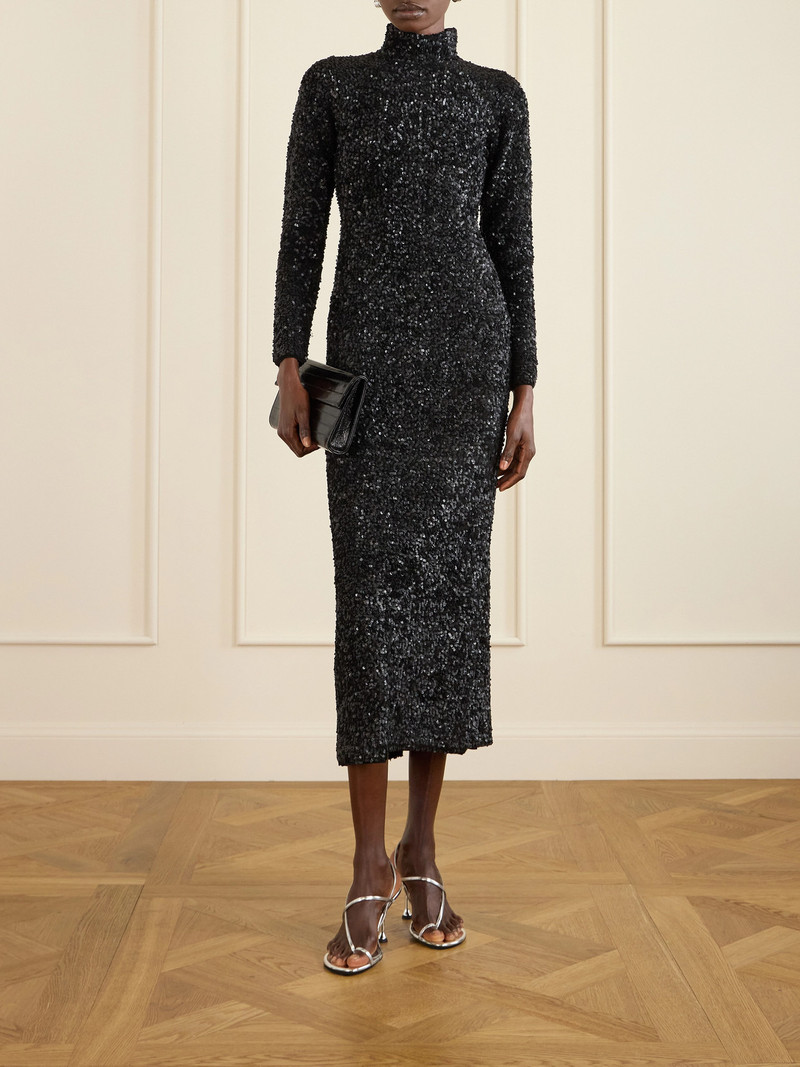 ADAM LIPPES Samadhi Sequined Knitted Maxi Dress outlook