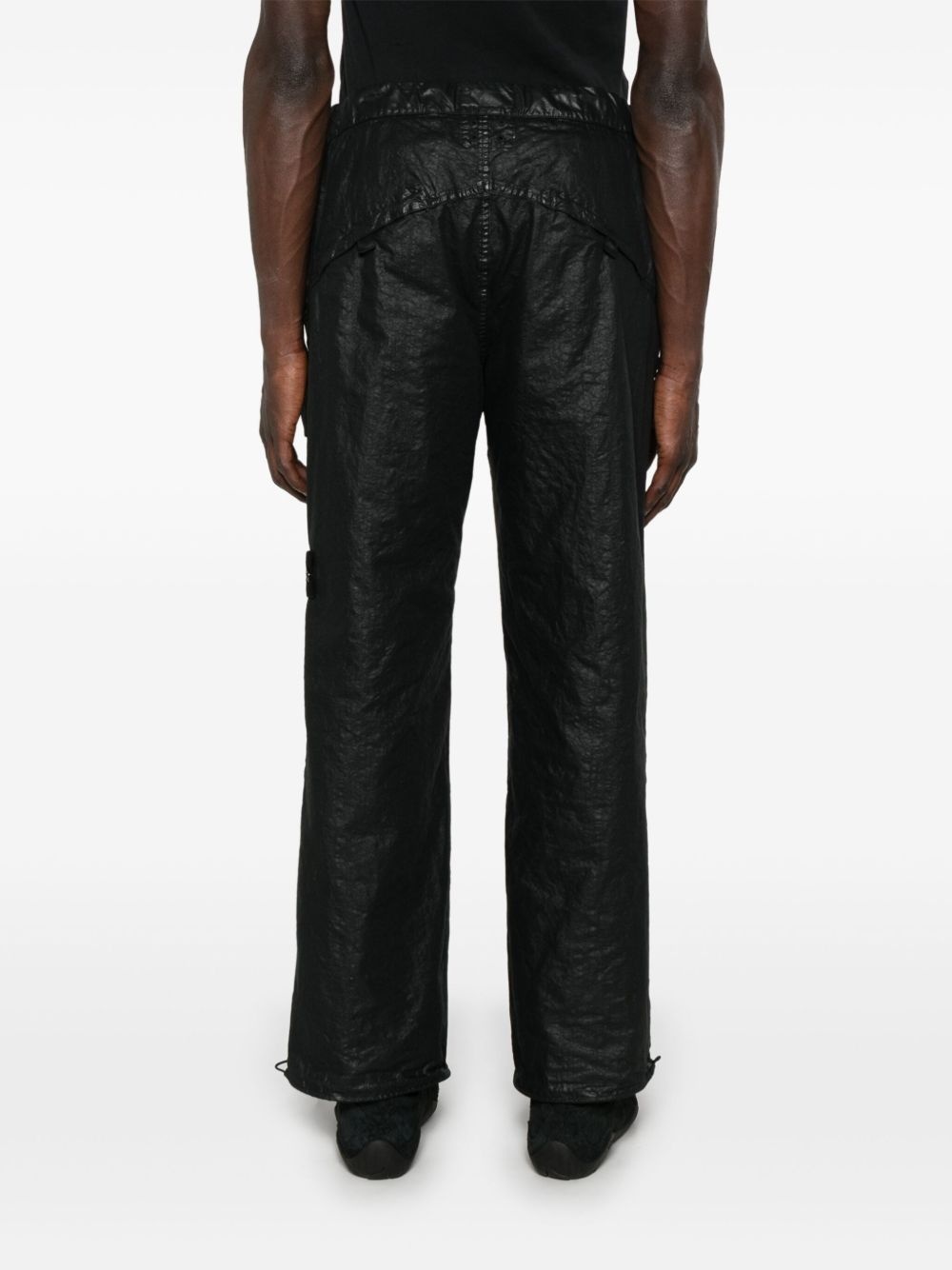 PANAMA-WEAVED CARGO PANTS - 5
