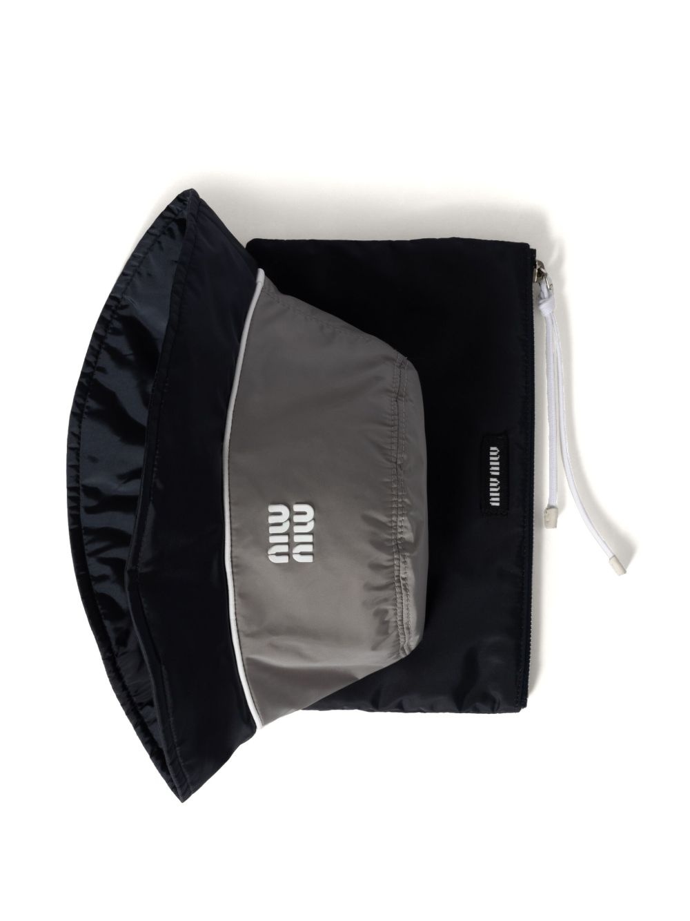 logo-patch bucket hat - 2