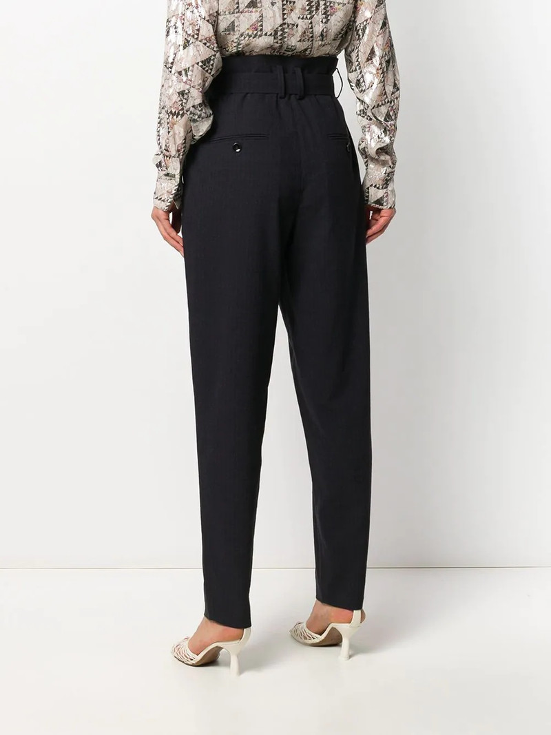 high-waist tapered trousers 4