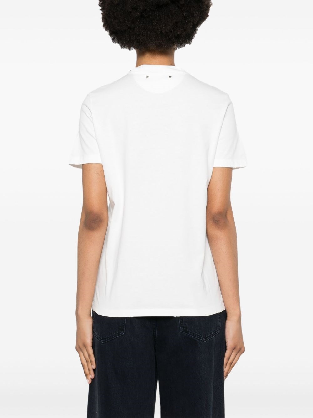 Embroidered cotton t-shirt - 3