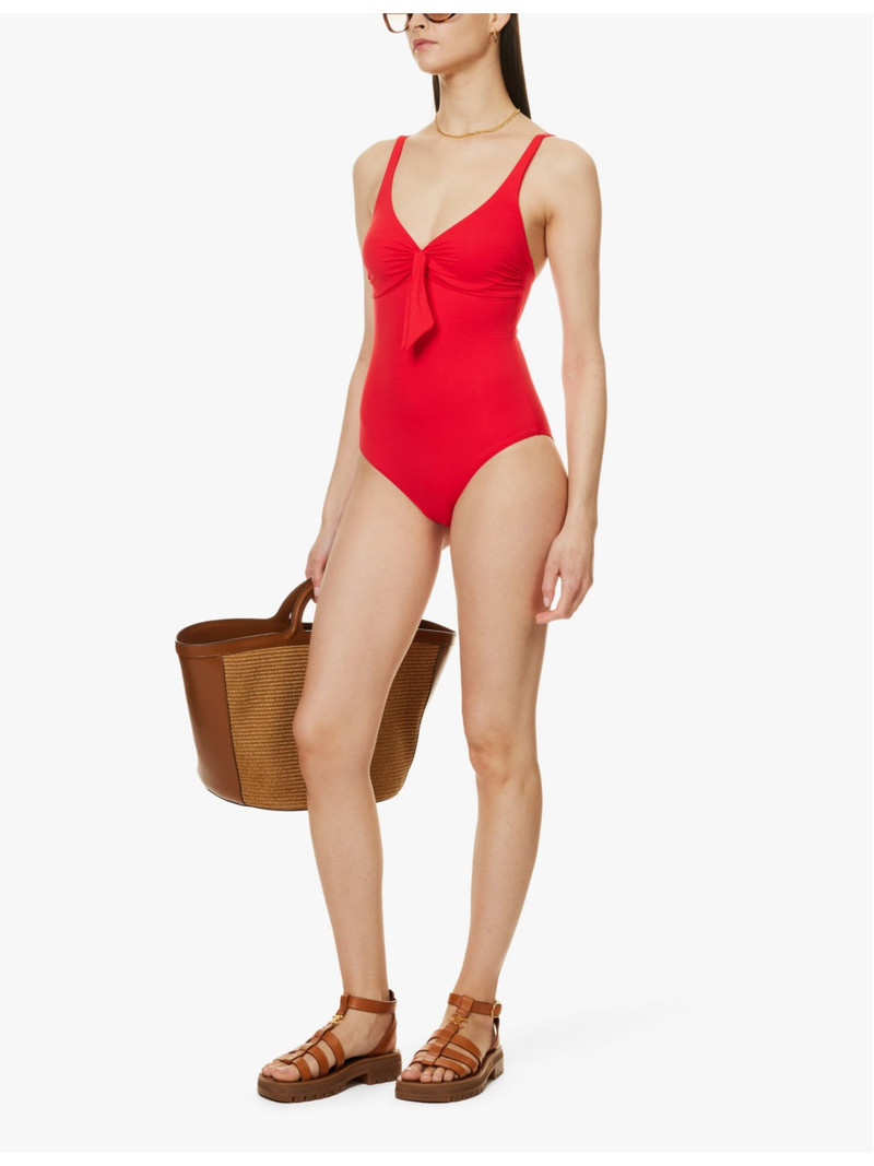 MELISSA ODABASH Lisbon bow-embellished swimsuit outlook