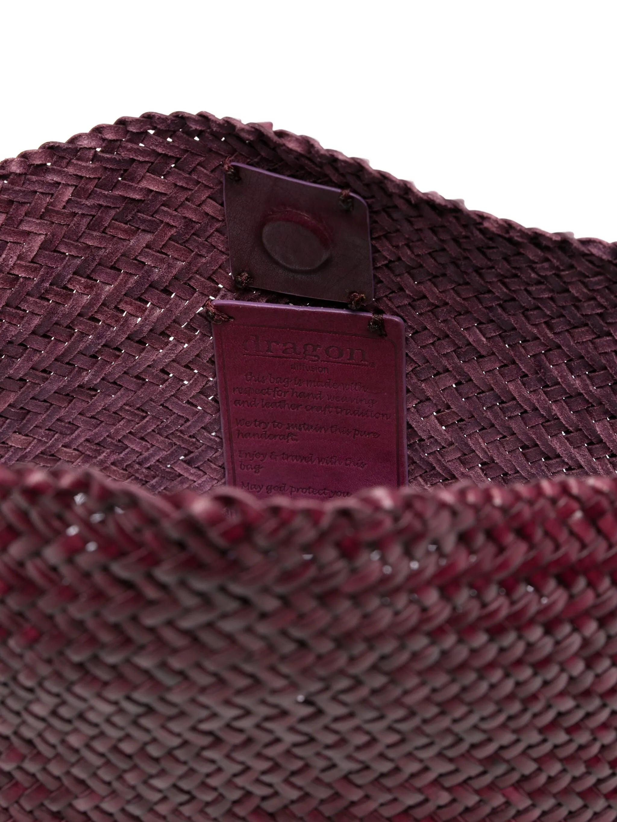 Dragon Diffusion Woven Leather Shoulder Bag - 3