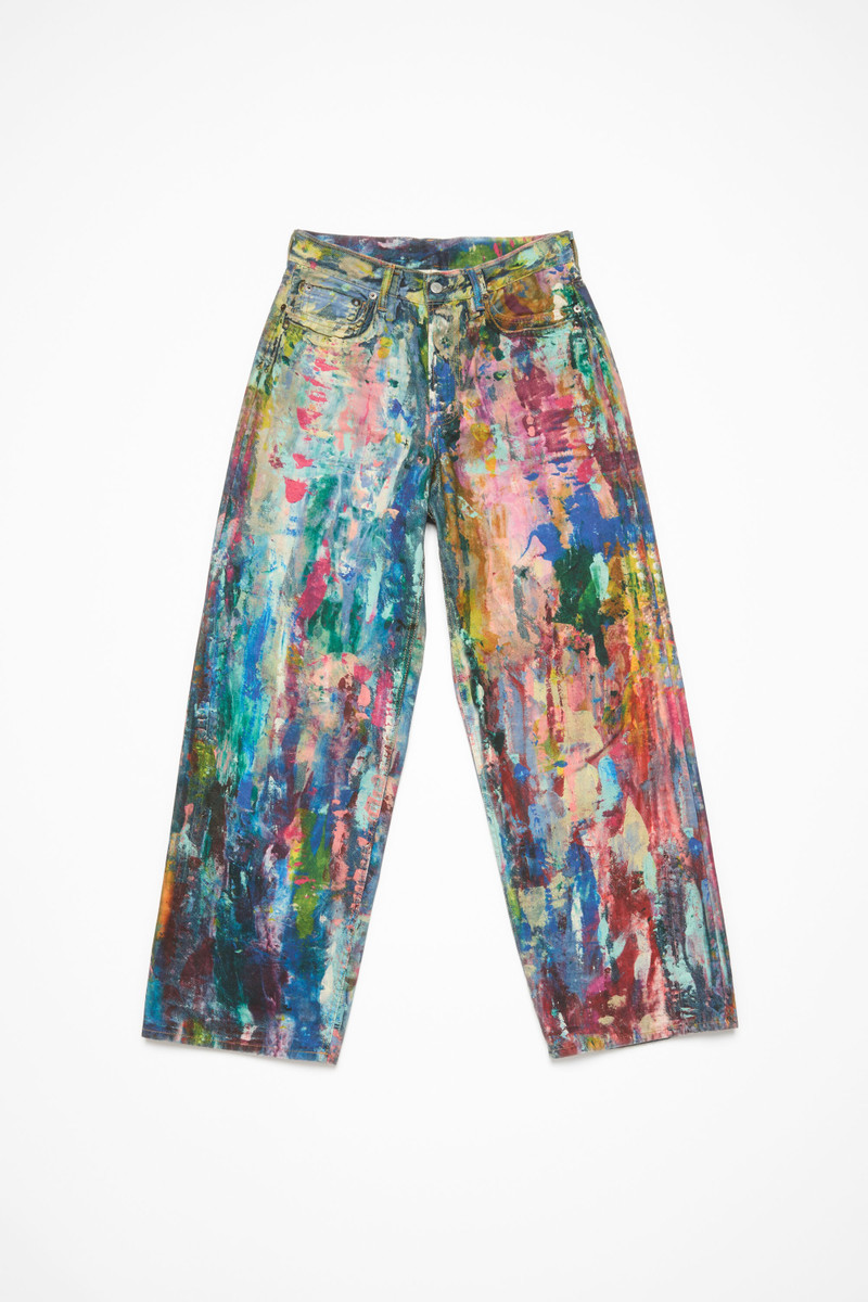 Baggy fit jeans - 1981F - Blue/multi - 1