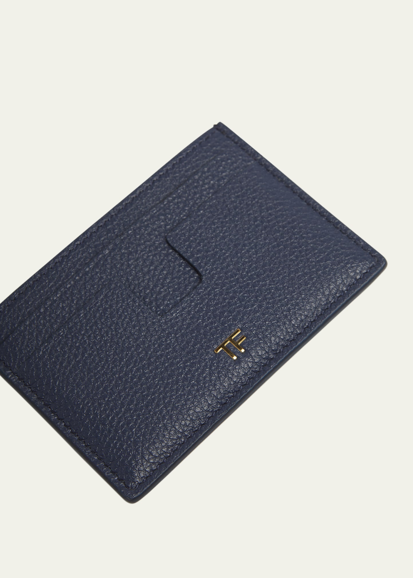 TF Card Holder in Grained Leather - 4