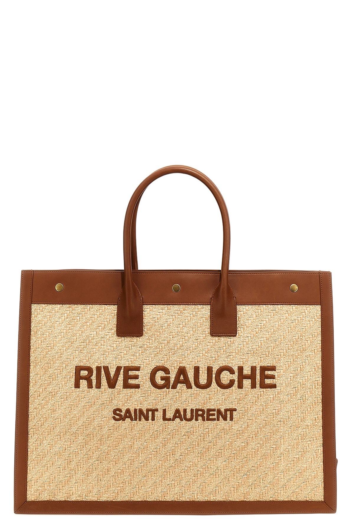 トートバッグ SAINT LAURENT\tRIVE GAUCHE SHOPPING BAG\t499290\tFAADJ\t9784\tBEI Saint Laurent Rive Gauche Tote Bag Shopping 499290 Canvas