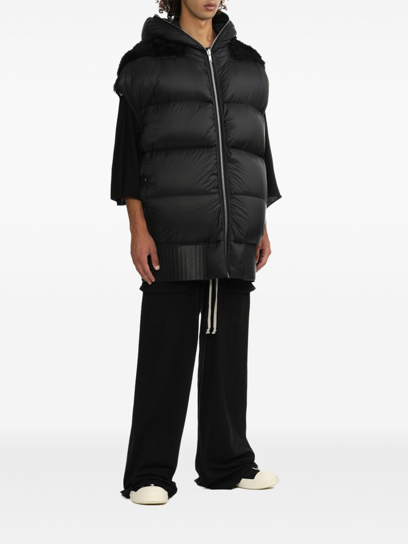 Rick Owens padded gilet outlook