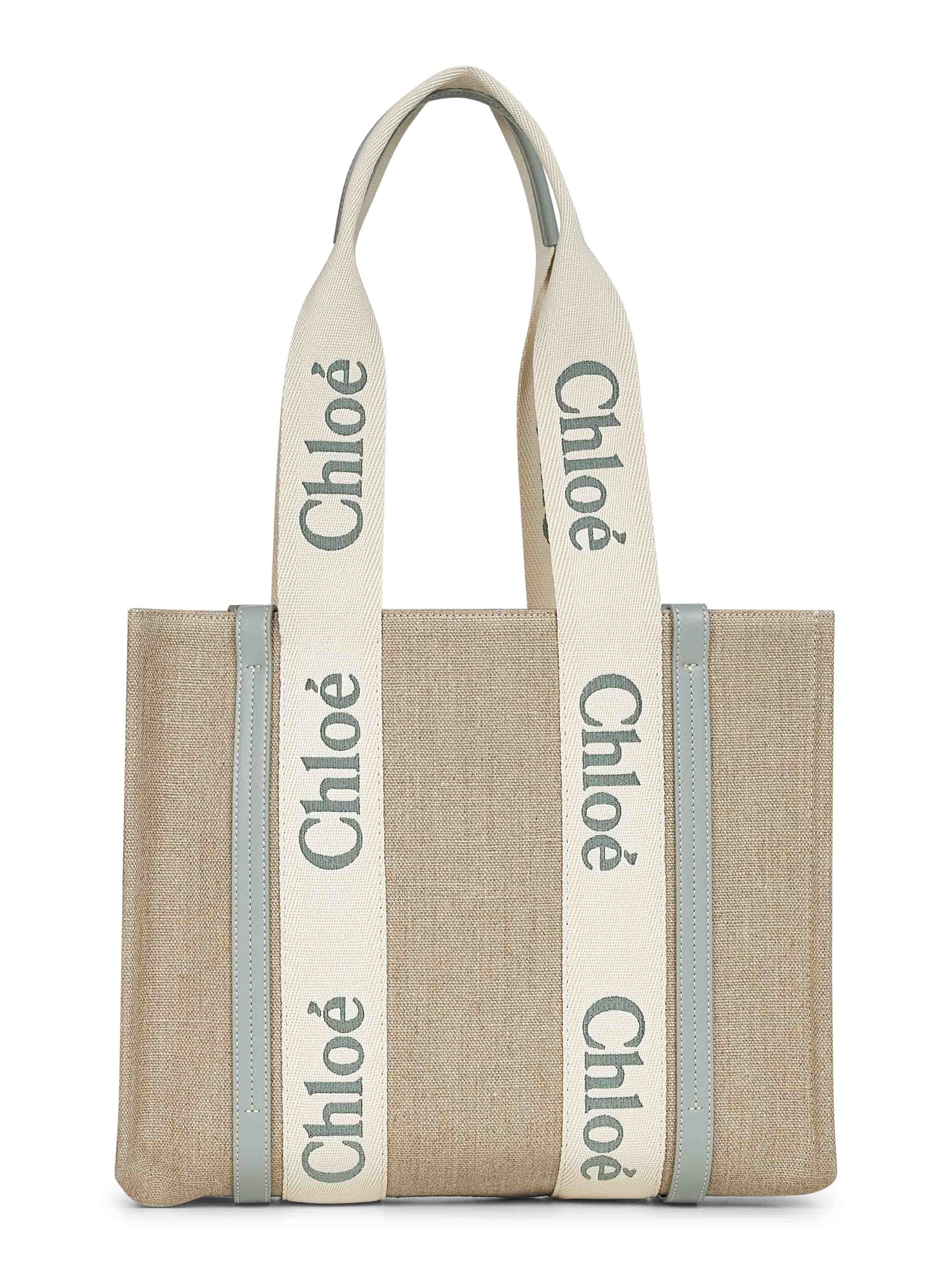 Beige Woody tote bag - 3