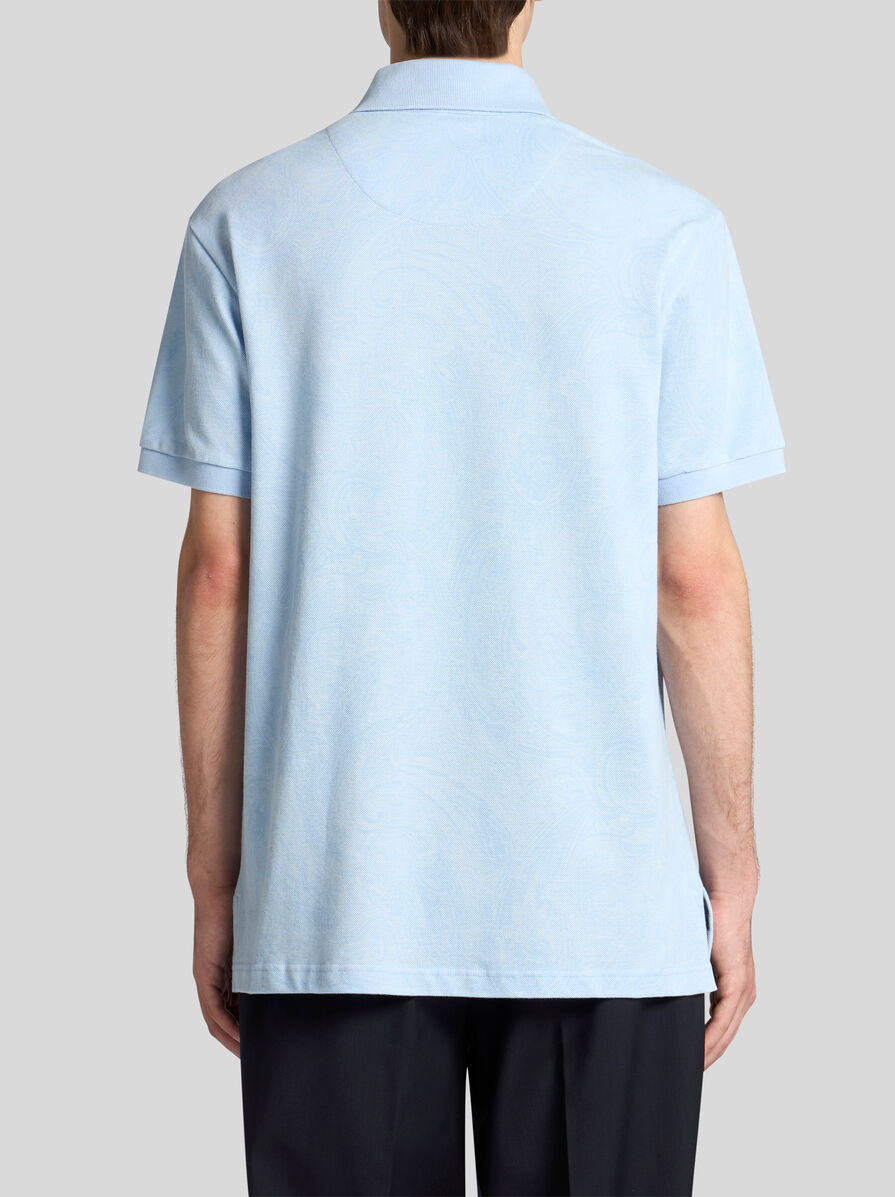 PAISLEY JACQUARD POLO SHIRT - 5