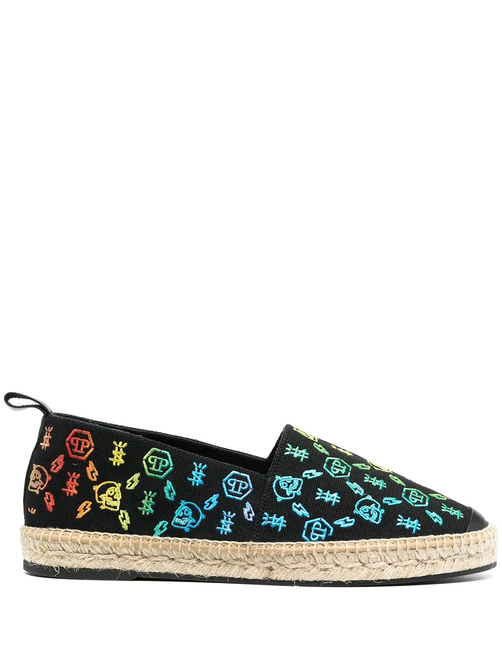 logo-print espadrilles - 1