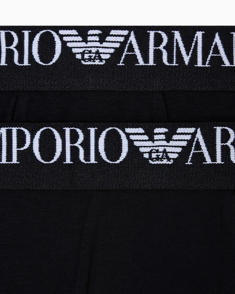 EMPORIO ARMANI TWO-PACK OF VISCOSE JERSEY BOXER BRIEFS outlook