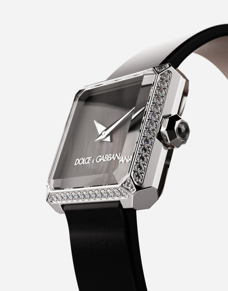 Dolce & Gabbana Sofia steel watch with colorless diamonds outlook