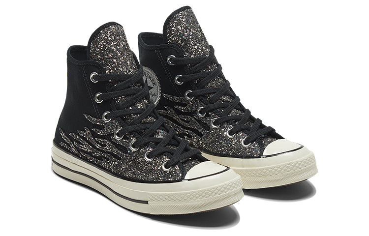 (WMNS) Converse Chuck 70 High 'Archival Glitter Flame - Black Egret' 569387C - 3
