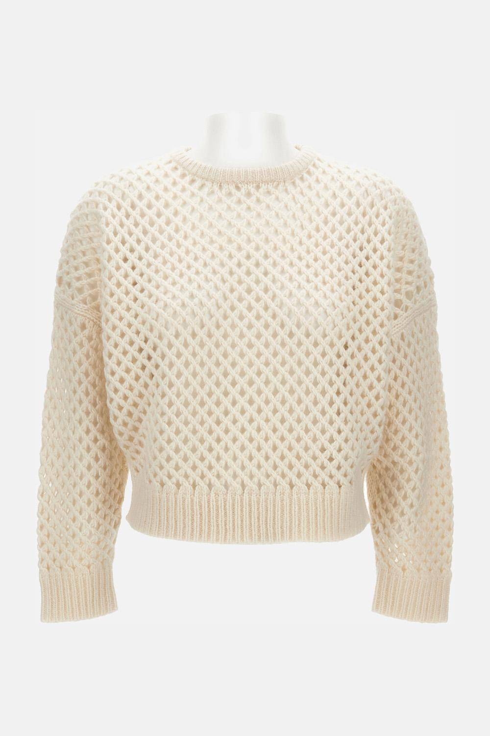 ESSEN perforated cashmere sweater - 2