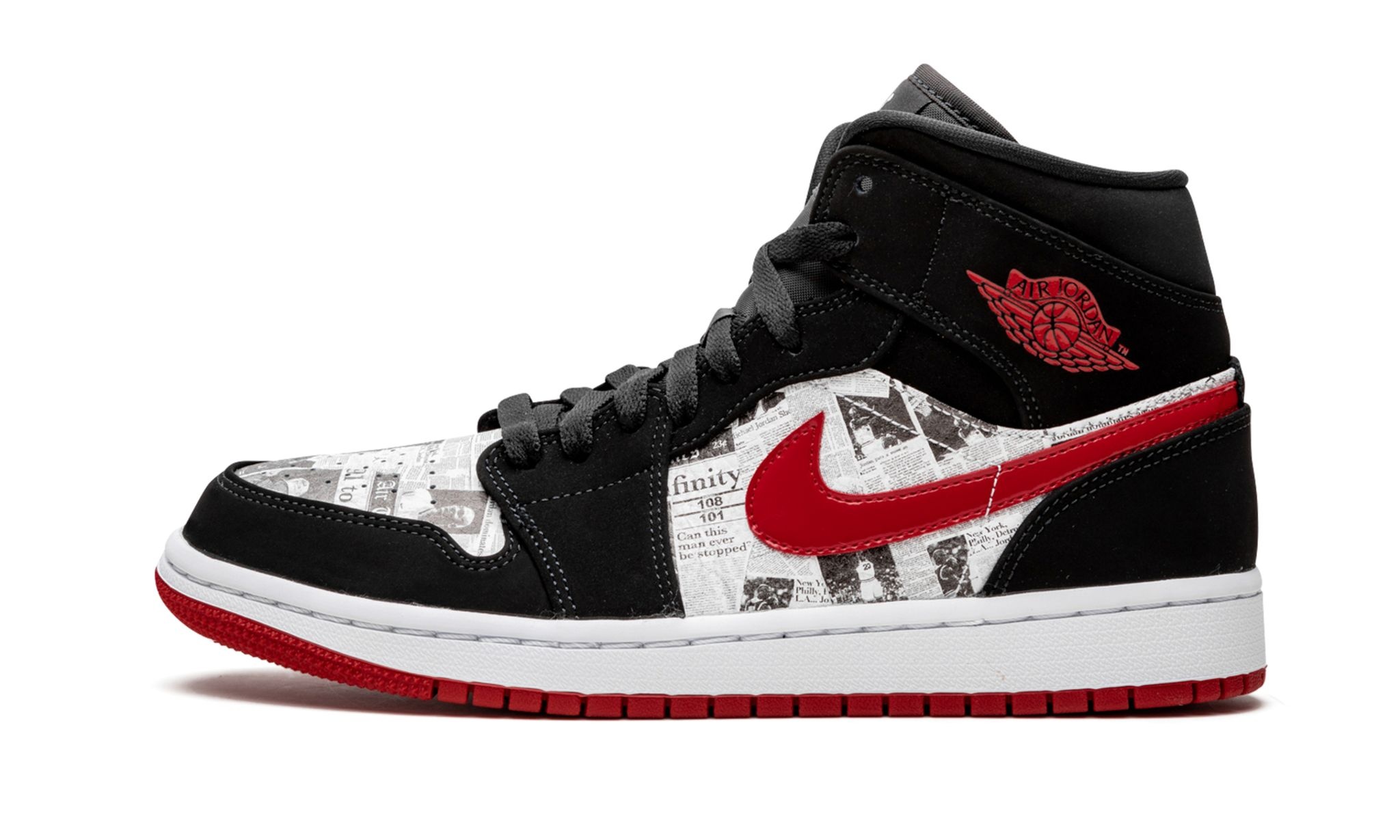 Air Jordan 1 Mid SE "Newspaper Air Times" - 1