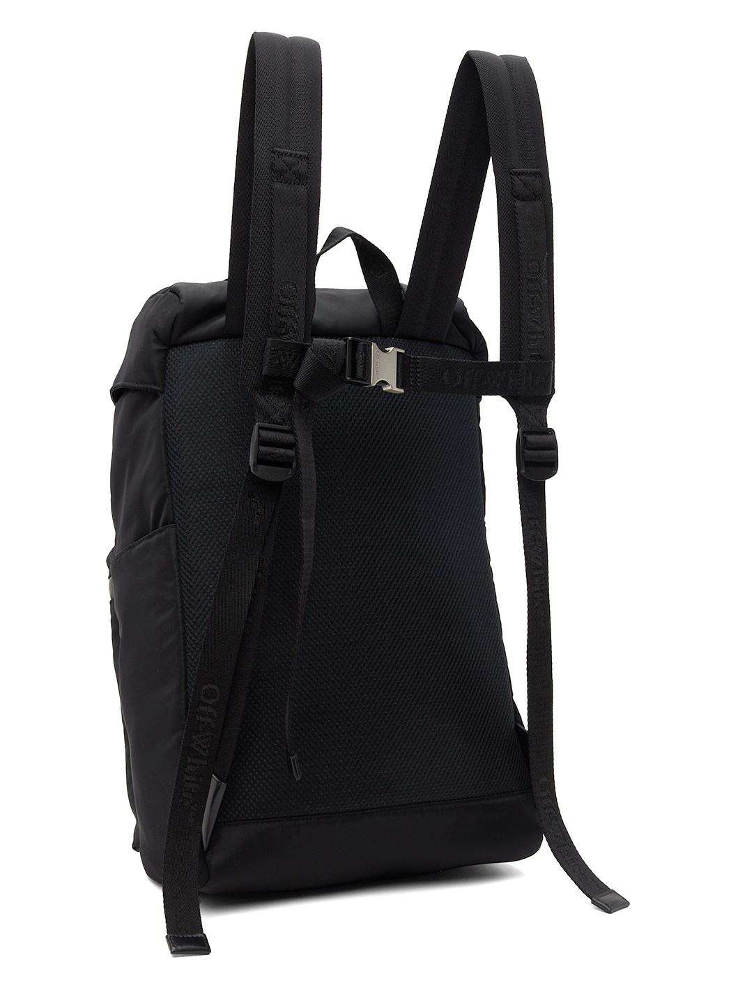 Black Outdoor Flap Backpack - 3
