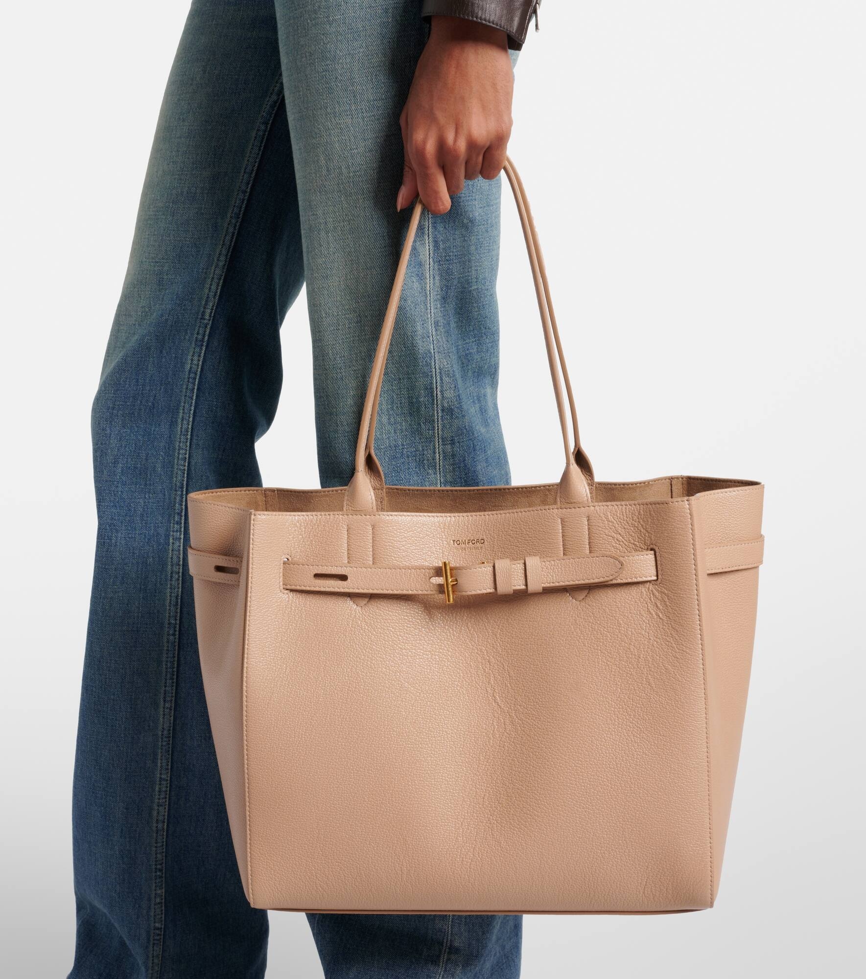 Audrey Medium leather tote bag - 6