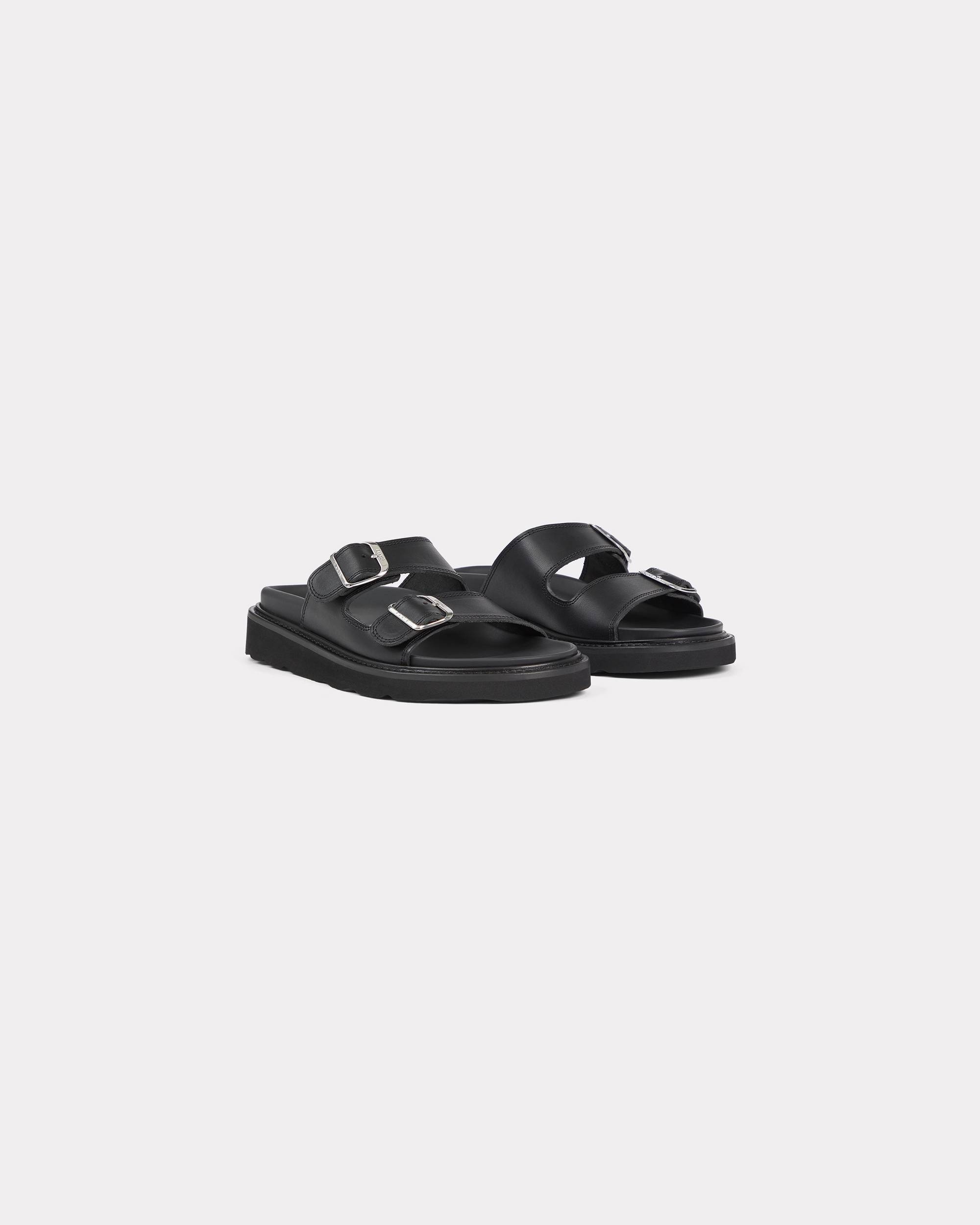 'KENZO Matto' leather slip-ons - 3